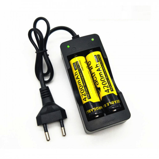 Chargeur batterie li-ion 4.2V 1A/2A